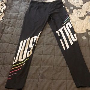 justice leggings/active clothes size 16 in kids